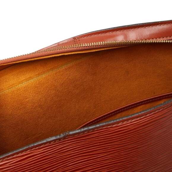 LOUIS VUITTON Authentic Brown Leather Shoulder Bag main image 4